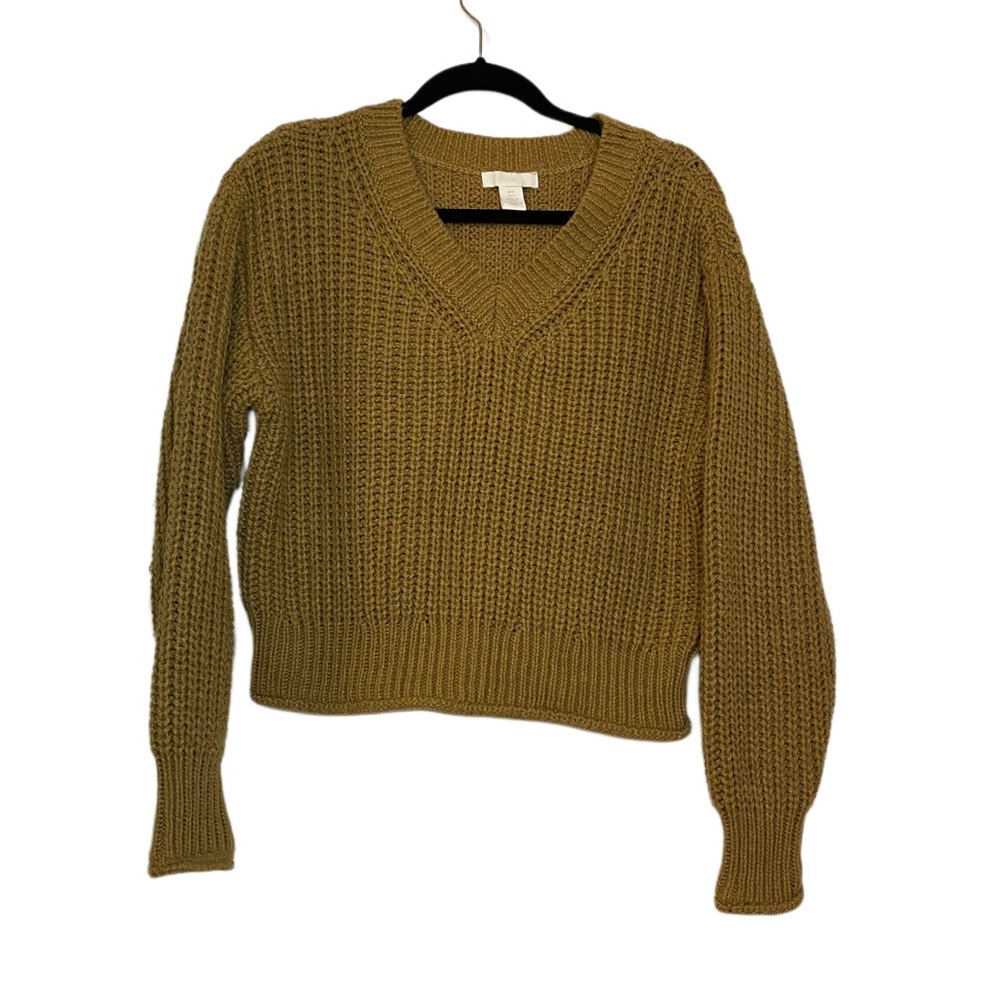 H&M Brown Chunky Pullover Sweater Size S